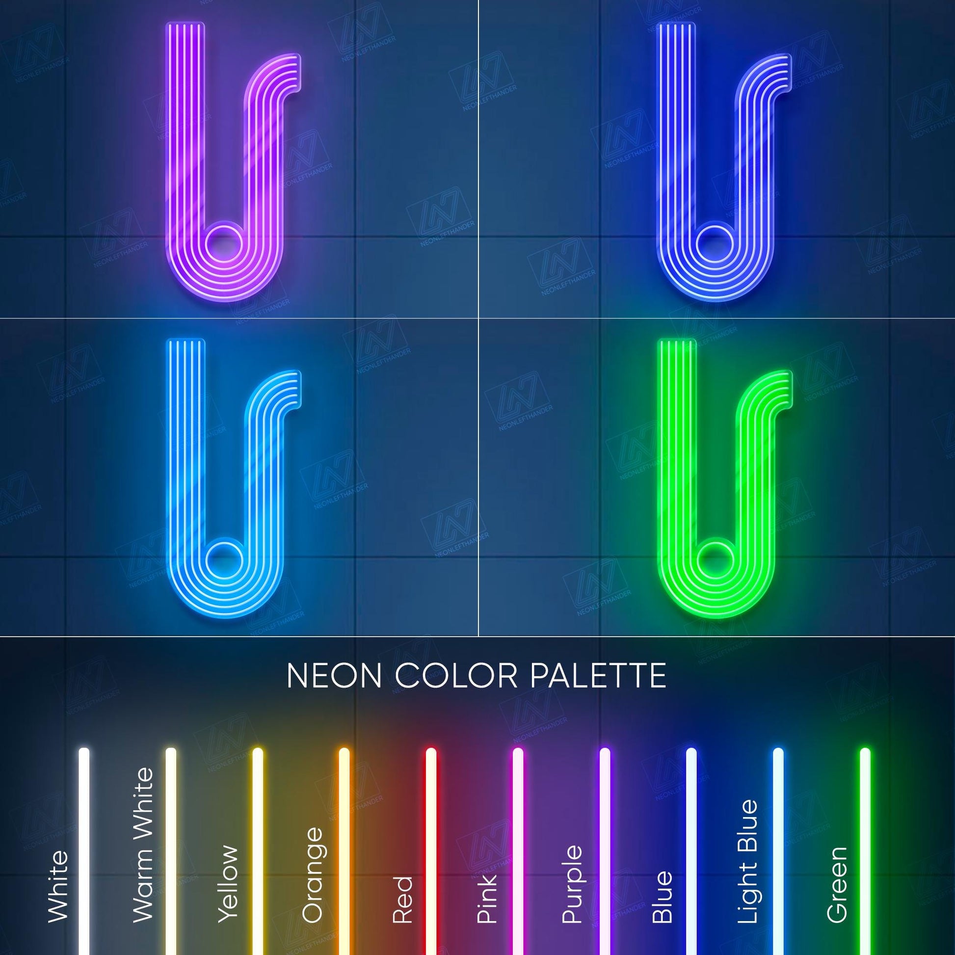 Geometric Lines - LED Neon Sign, Colorful LGBT Wall Art, Modern Pride Room Decor, Vibrant LGBTQ Light, Aesthetic Rainbow Neon Sign
