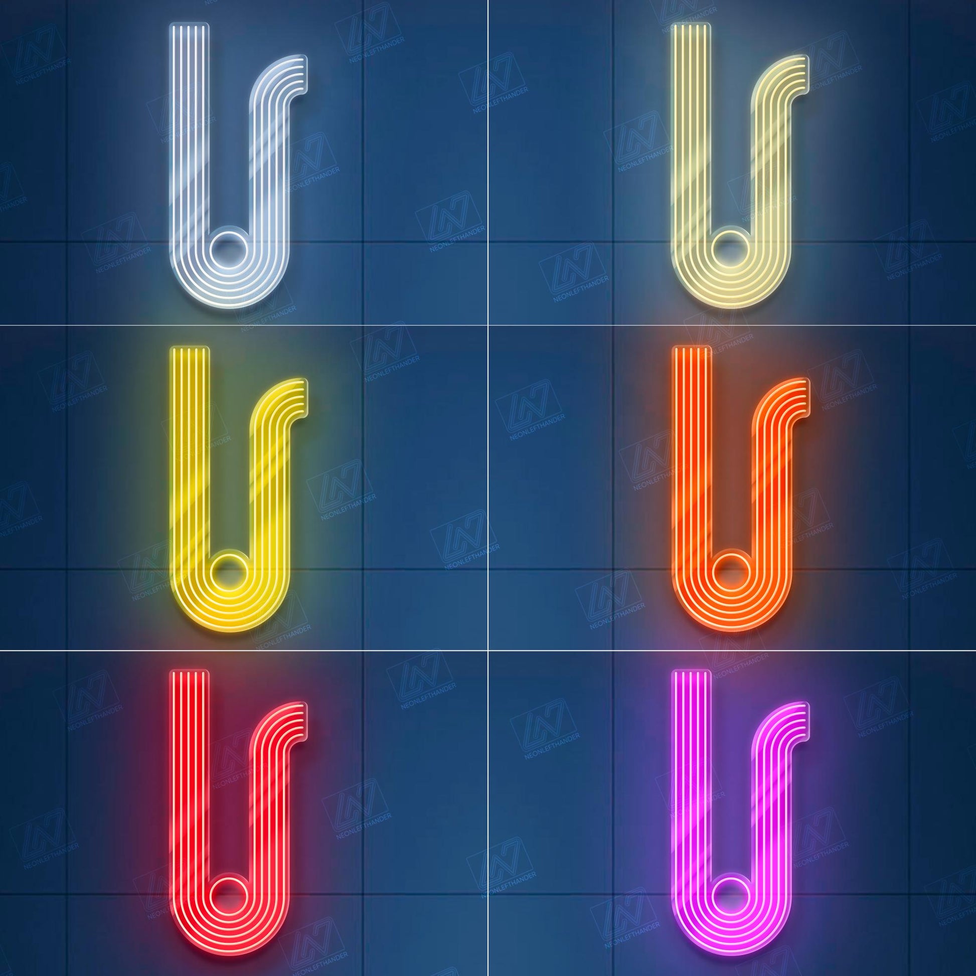 Geometric Lines - LED Neon Sign, Colorful LGBT Wall Art, Modern Pride Room Decor, Vibrant LGBTQ Light, Aesthetic Rainbow Neon Sign