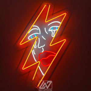 Crying Girl - LED Neon Sign, Bright Pop Art Neon, Wall Decor, Sassy Wall Art, Neon Lights, Custom Neon Sign, Gift