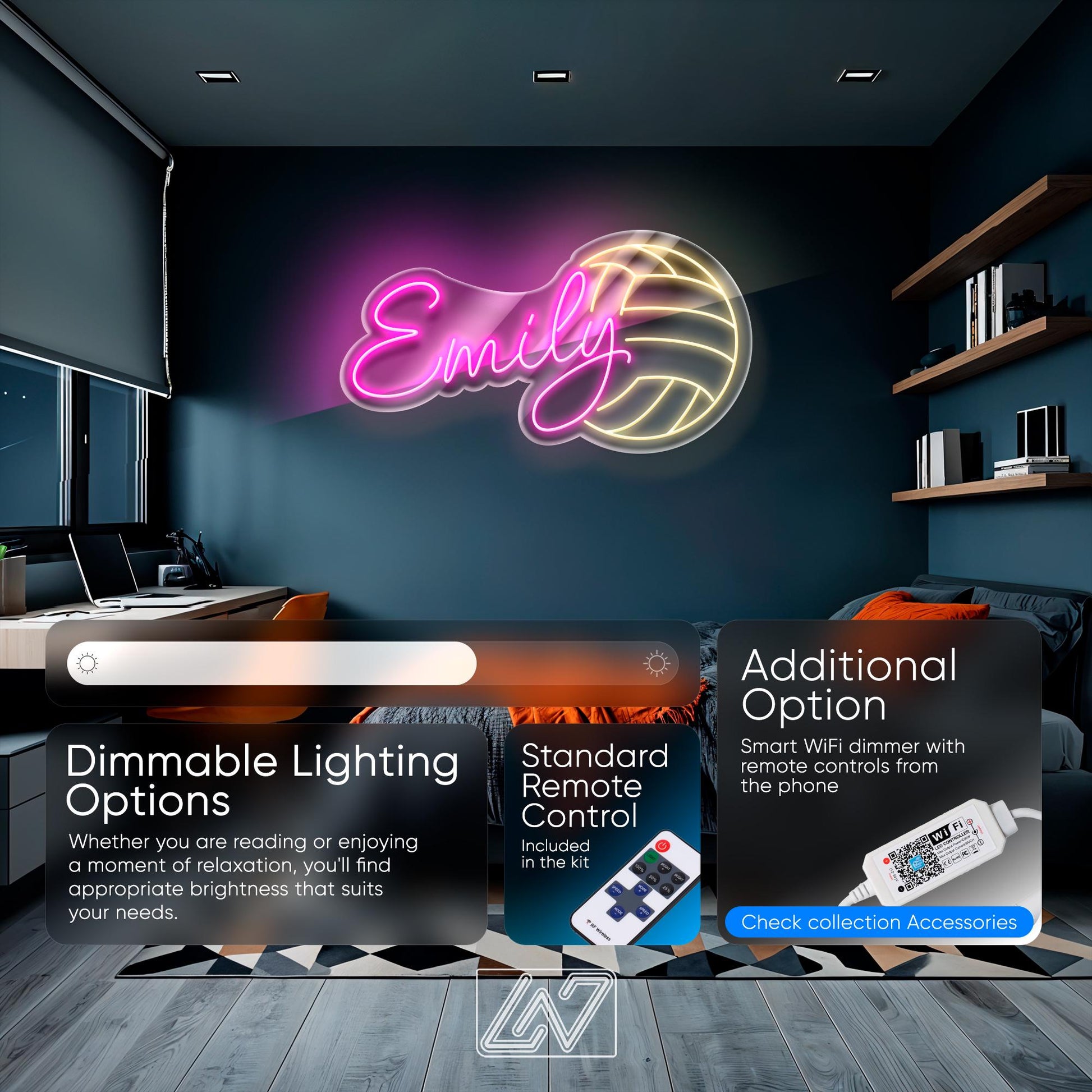 Live Music Neon Sign with Microphone and Saxophone, LED Wall Light for Bars, Music Venues, Jazz Clubs, Stage or Home Studio Decor