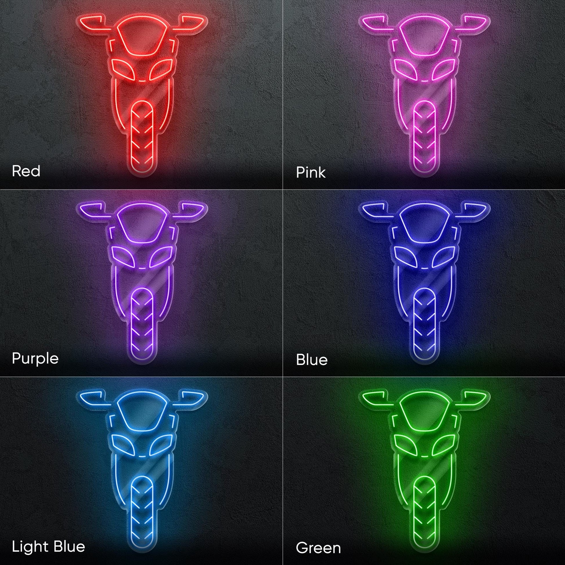 Motorbike LED Neon Sign