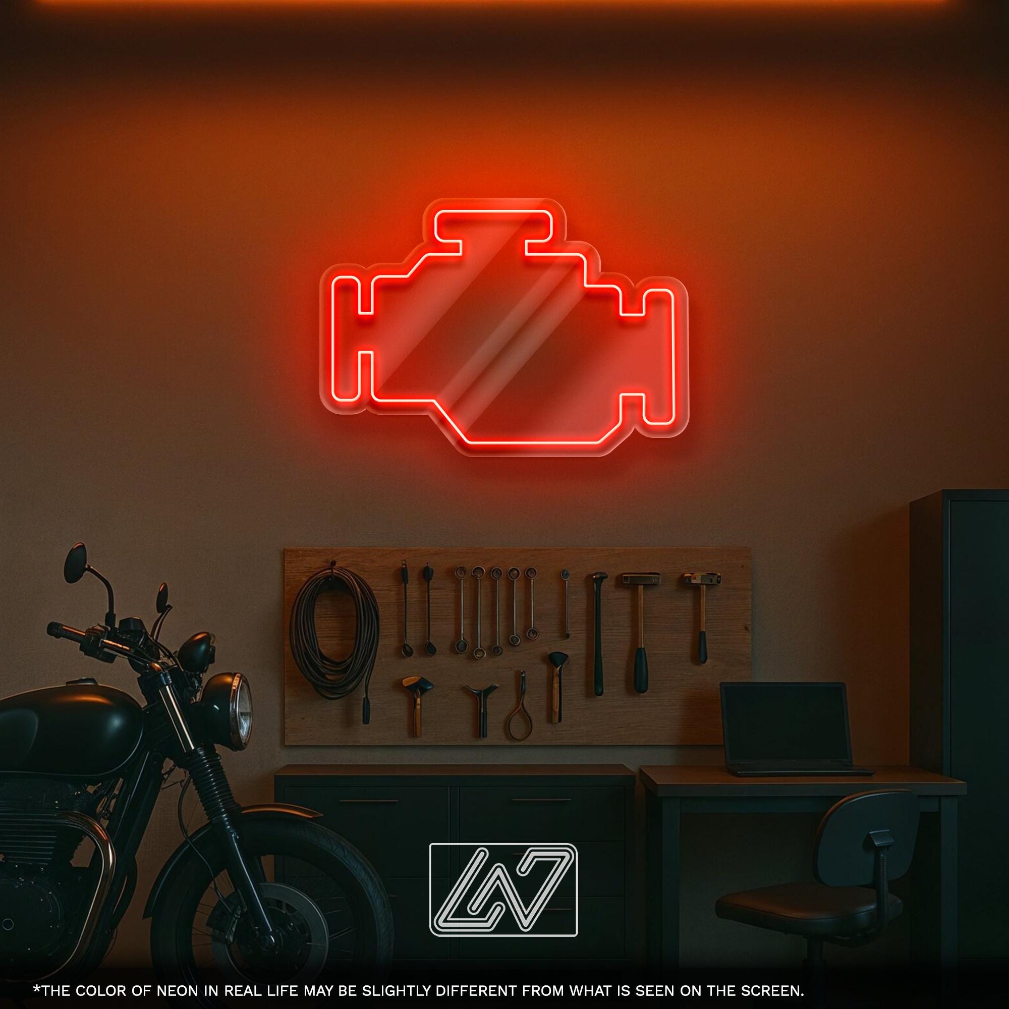 Check Engine LED Neon Sign - Handmade Quality Decor – NeonLefty