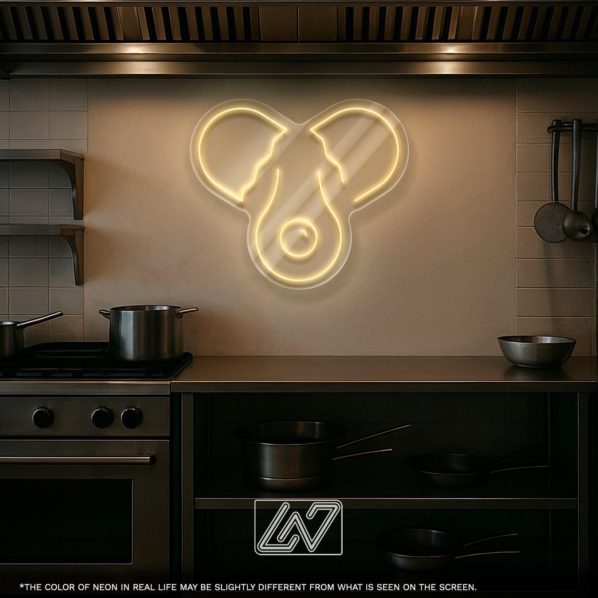 Egg LED Neon Sign – Funny Kitchen Wall Light with Cracked Egg Design – Unique Gift for Foodies, Chefs, or Breakfast Lovers