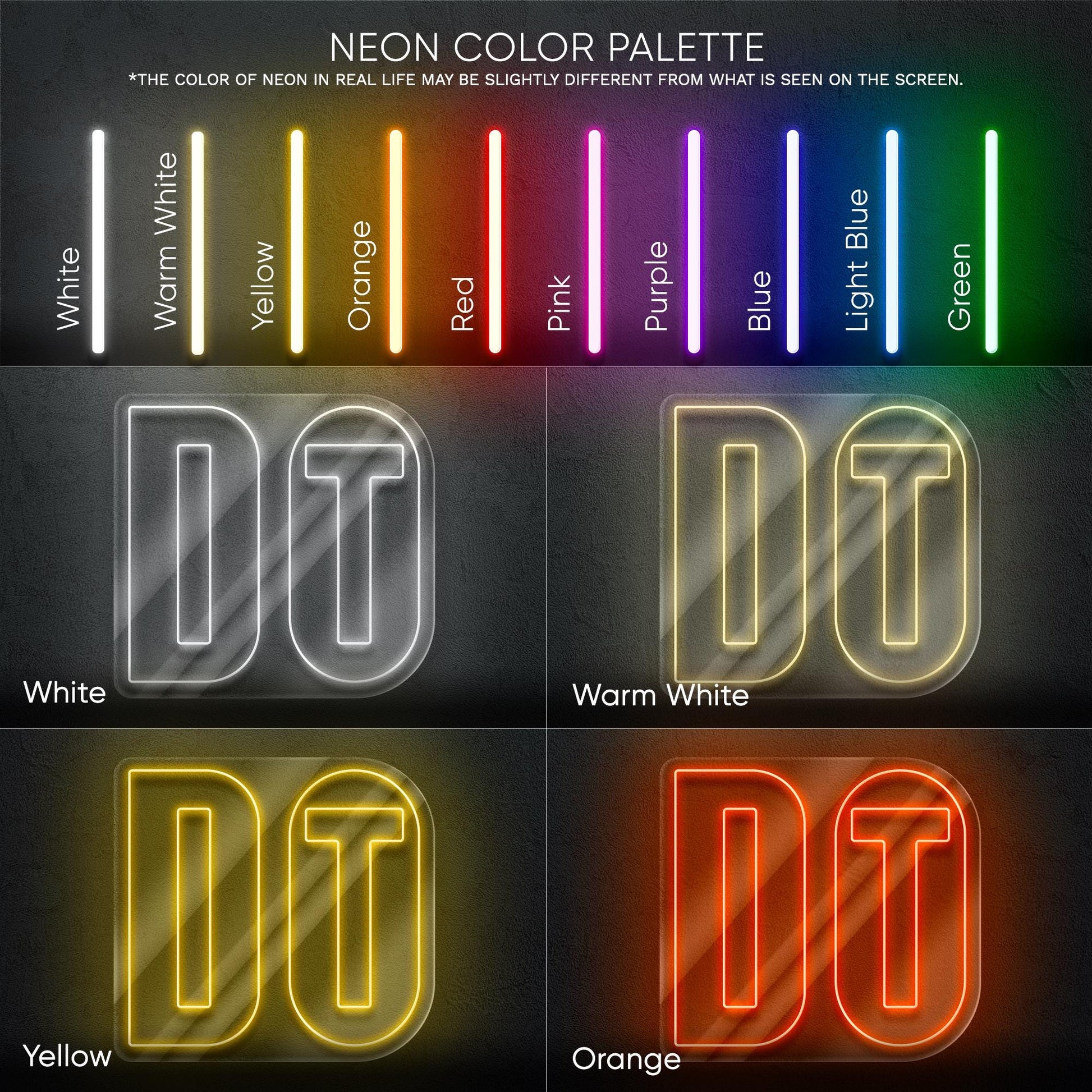 Do It LED Neon Sign - Motivational Light for Office, Gym, Studio, Bedroom, Perfect Inspirational Decor, Gift for Creatives and Entrepreneurs