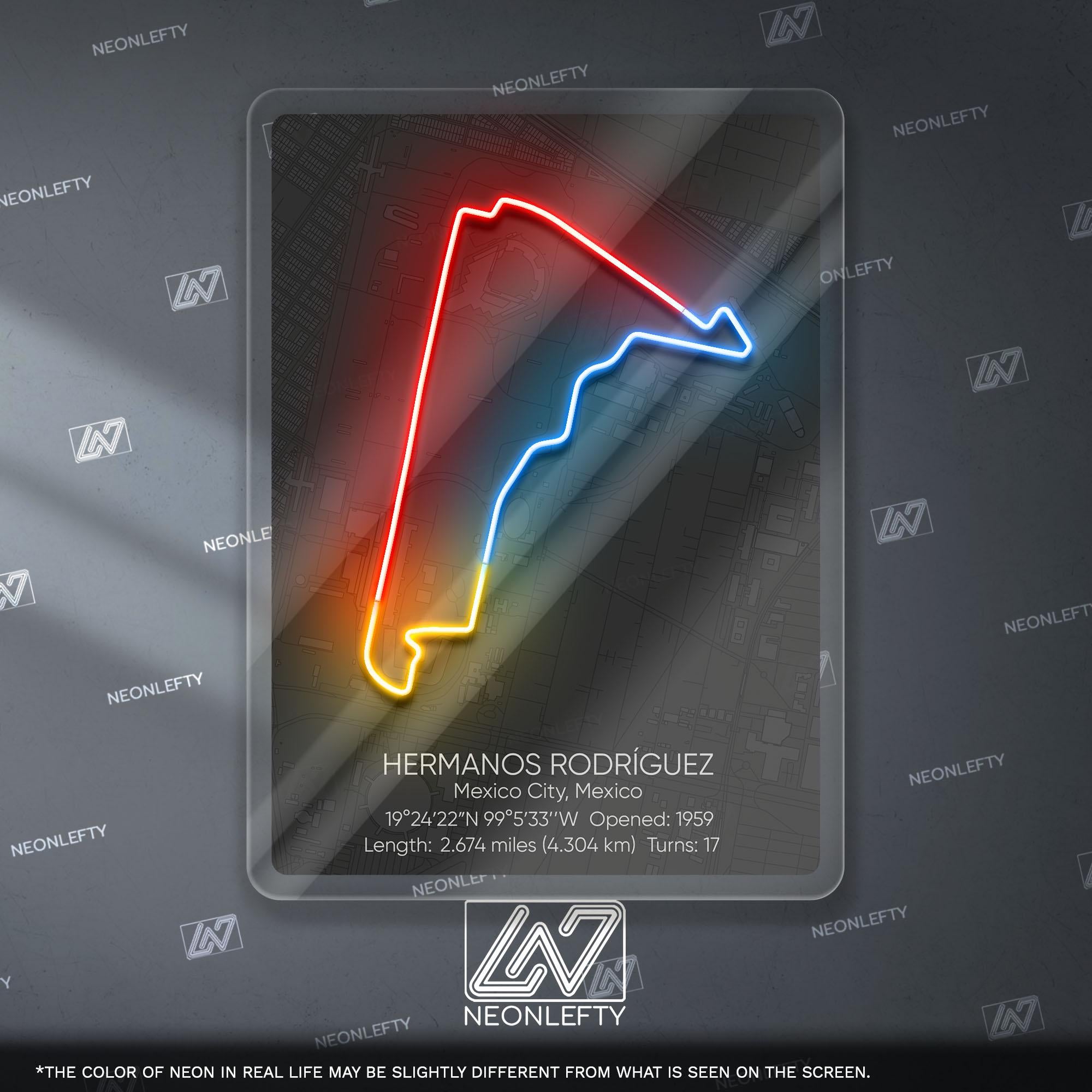 Hermanos Rodríguez LED Neon Sign - Handmade Quality – NeonLefty