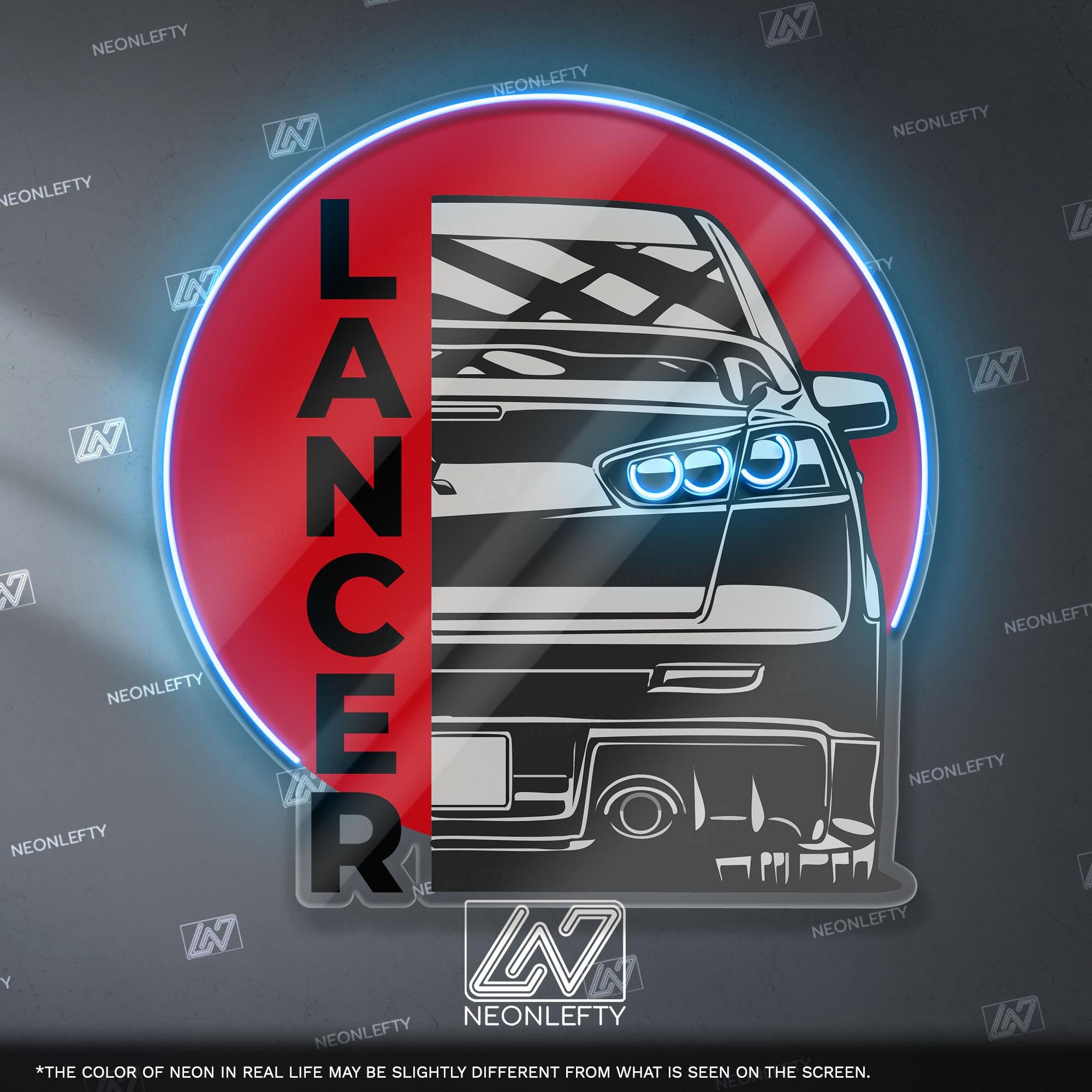 Lancer Evo X LED Neon Sign - Handmade Quality Decor – NeonLefty