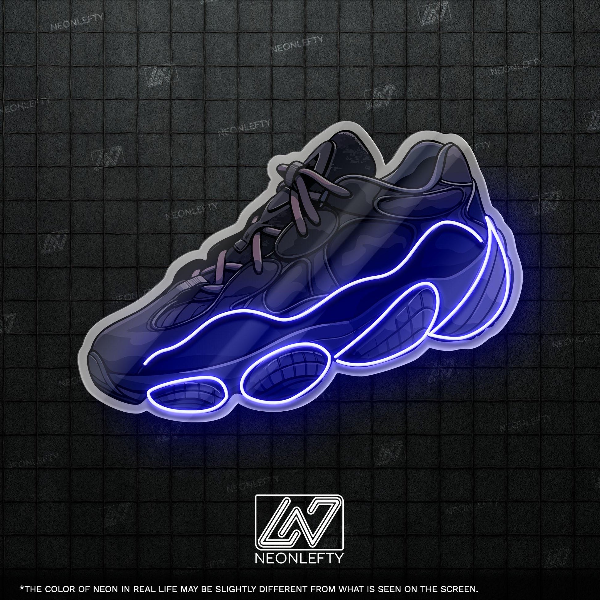 Sneaker Art - LED Neon Streetwear Wall Decor, Urban Shoe Illustration, Hype Style Neon Light, Sneakerhead Gift, Modern Room Decor