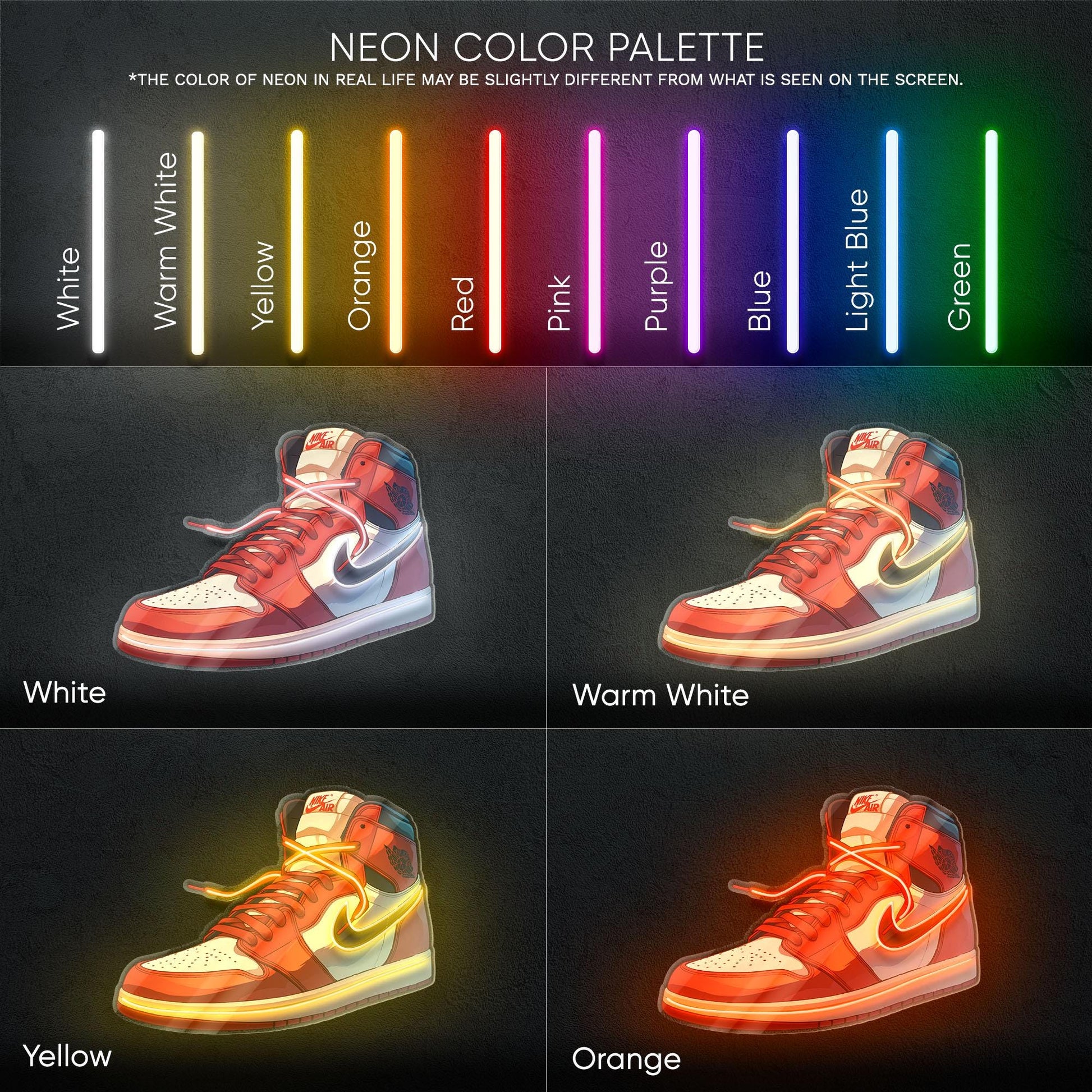 Red Sneaker Neon Sign – Streetwear LED Neon Light, Sneakerhead Wall Decor, Urban Hype Style Neon for Gaming Room & Studio